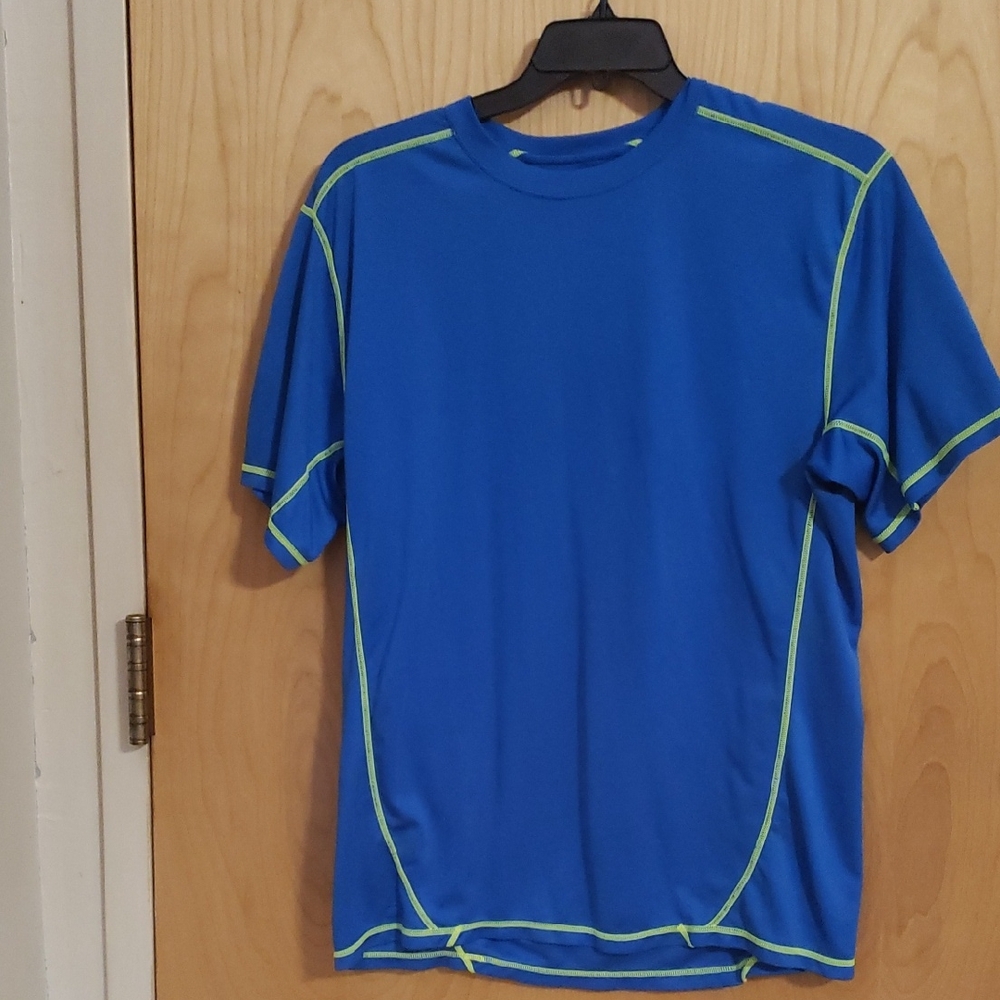 Blue Short Sleeve Performance Lightweight Men's Tee